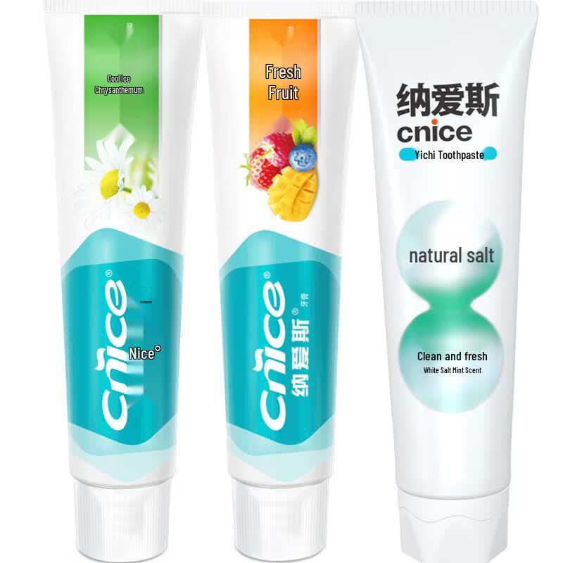 Nice Fresh Breath & Stain Removal Toothpaste 3-Pack