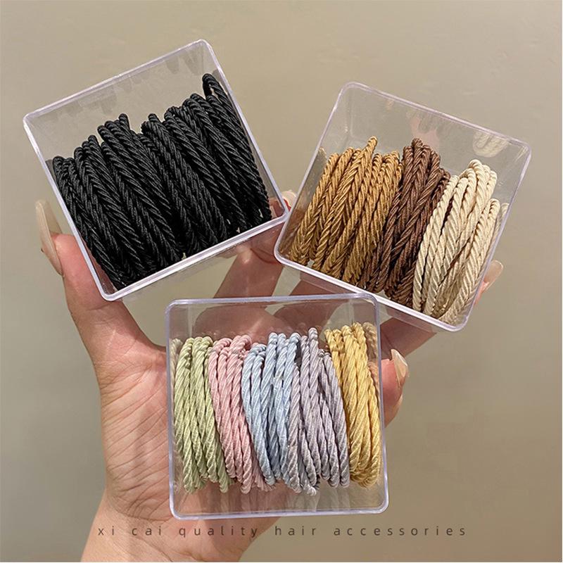 High Elasticity Women's Hair Tie - Durable, Non-Pulling Summer Style 2025