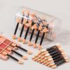 50Pcs Disposable Eye Shadow Brush Makeup Dual Sided Sponge Plastic Set Eye Shadow Brushes For Cosmetic Applicator Makeup Tools