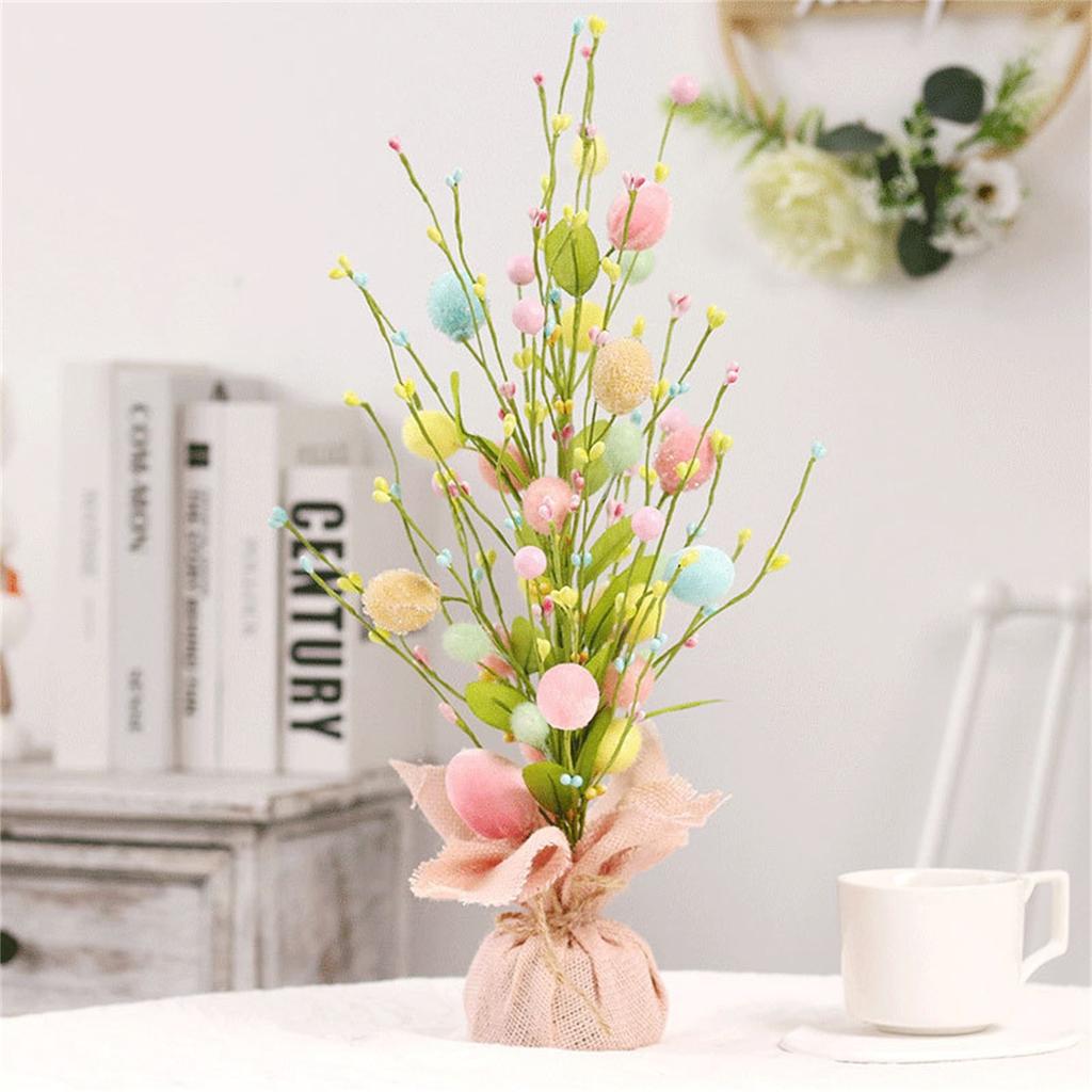 Διακόσμηση Πάσχα Δημιουργικό Δέντρο Διακόσμησης Πασχαλινού Αυγού Σκηνή Πάρτι Σπιτιού Επιτραπέζιο Στολίδι