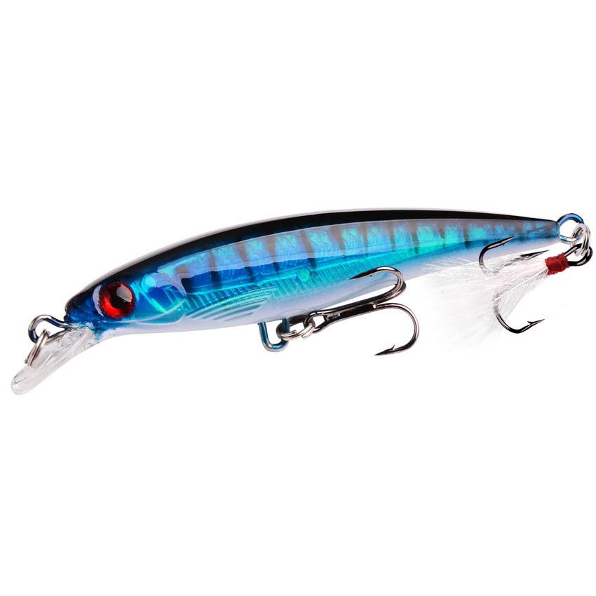 9cm 6.8g Laser Minnow Fishing Lure Set - Durable Hard Bait