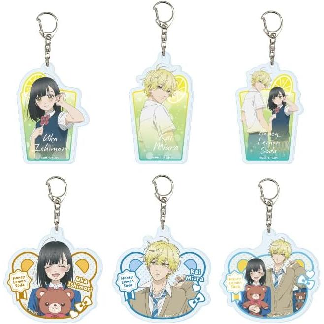 Honey Lemon Soda Acrylic Keyholder Complete Set - Box of 6