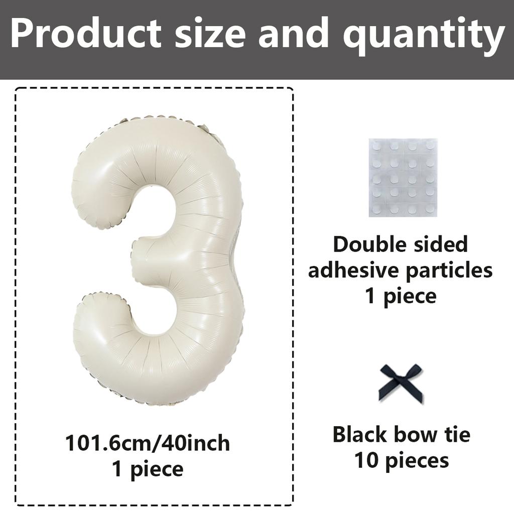 9 cream white digital balloons, black ribbon bow for bow themed birthday parties, graduation, showers, anniversaries
