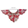Chinese Embroidered Floral False Collar for Girl Sweater Dress Clothes Decorative Collar with Tassels Sewing Applique