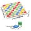 Color Wooden 99 Multiplication Table School Teaching Aids for Mathematics Education Multiplication Calculation Learning Aid Tool