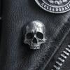 Personaliserede Dødningehoved Korssværd Brocher Til Kvinder Mænd Vintage Gotisk Metal Spøgelseshoved Mærke Fest Smykker Pins