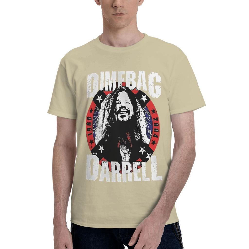 Dimebag Darrell Tribute 100 Cotton Casual Breathable Confortable Anime Funny Mens TShirts Man Clothes