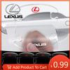 Interior Stickers Transparent Car Door Bowl Handle Protective Film Trim Anti-Scratch Stickers For Lexus RX330 IS250 ES300h UX GX