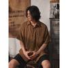 Men's Ethnic Style Japanese Retro Short-Sleeve Loose Shirt