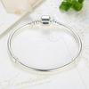 High Quality Bracelet 925 Sterling Silver Classic Bucket Buckle Bracelet Fit Original Charm Beads DIY Women's Jewelry Gifts