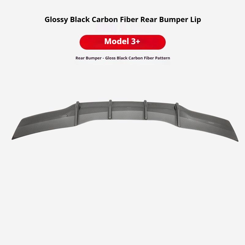 For Tesla New Model 3+ Highland Car Car Rear Lip Tail Spoiler Protection Cover for Model Y Rear Bumper Spoiler Protection Plate
