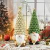 New European American Luminous Christmas Tree Goblin Dwarf Ornament Home Christmas Resin Christmas Decoration