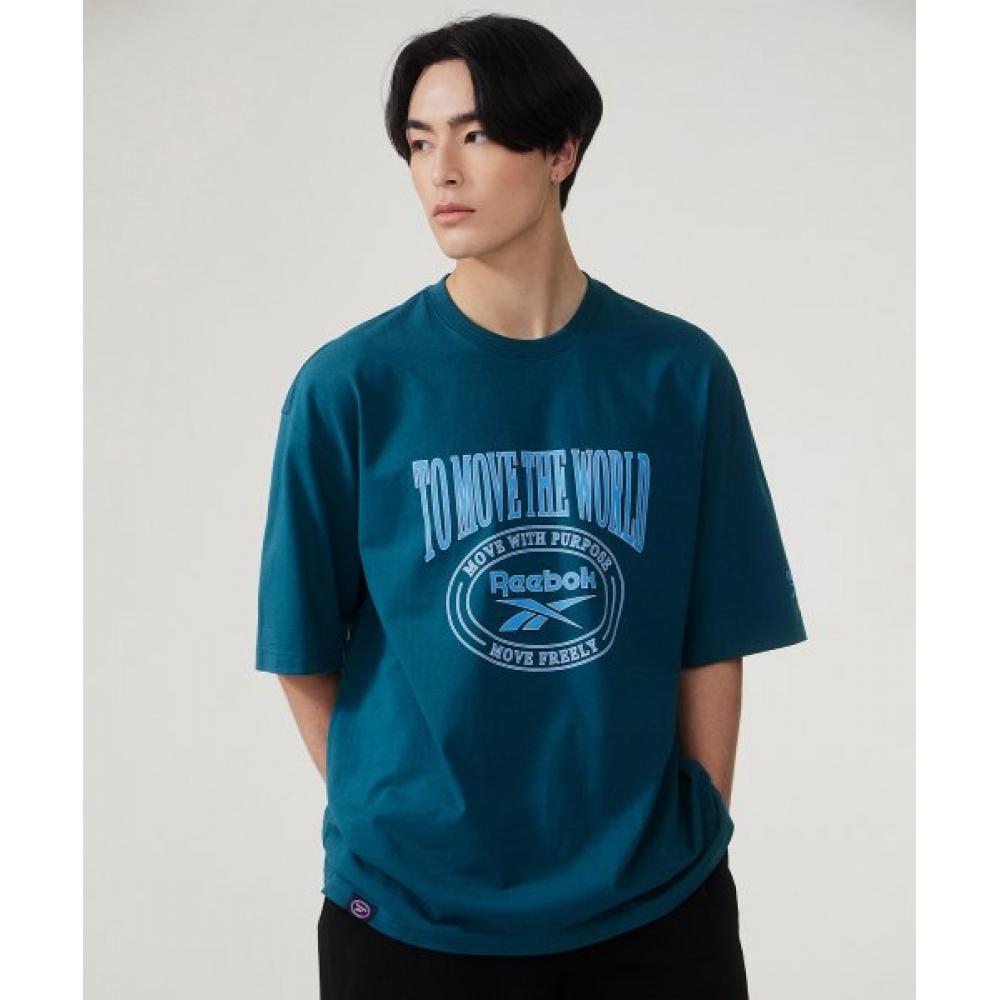 

Футболка REEBOK Varsity Logo Темно-зеленая