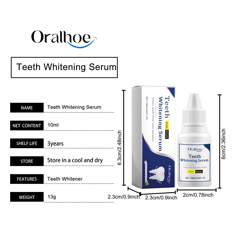 Pulizia Sbiancamento Denti Siero Rimuovere Placca Denti Bianchi Gel Macchie Gialle Denti Dentifricio Alito Fresco Igiene Orale Cura