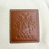 Excellent BALLY Tote Bag AKELEI Large Logo Leather Patch Canvas Ivory System Used