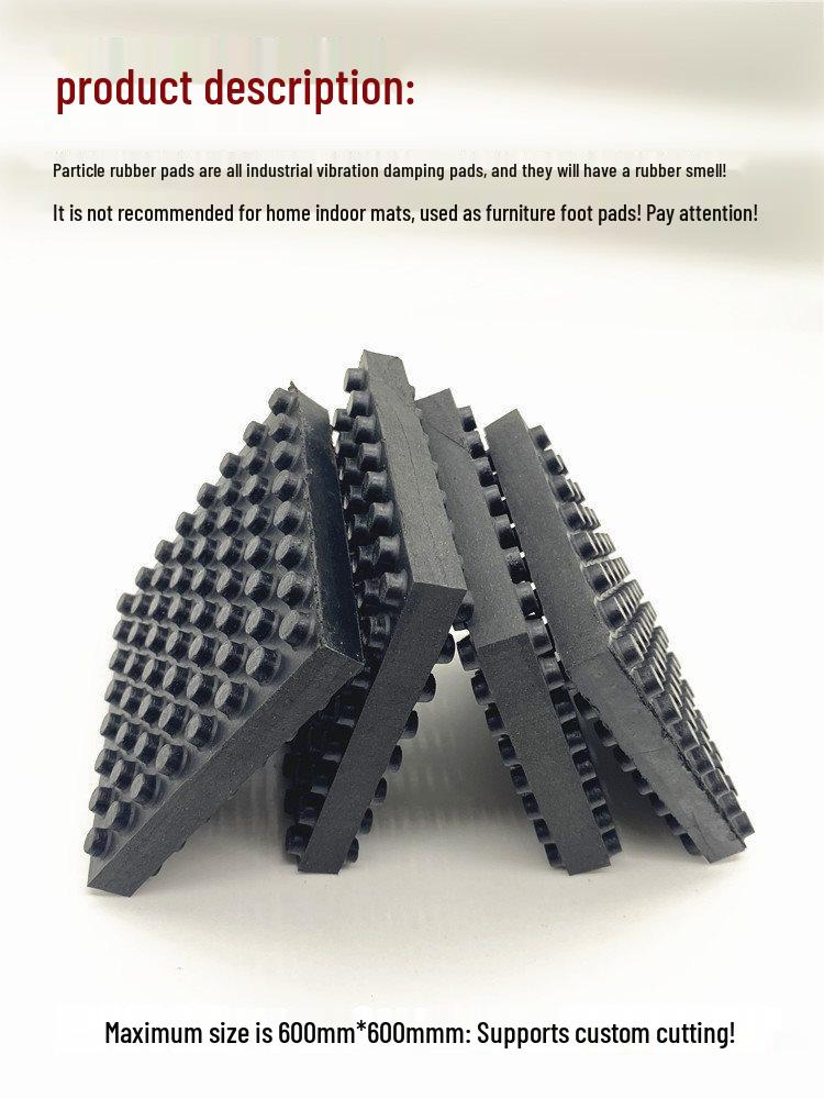 Anti-Slip Rubber Pad for Vibration Damping and Soundproofing In Machinery and Appliances