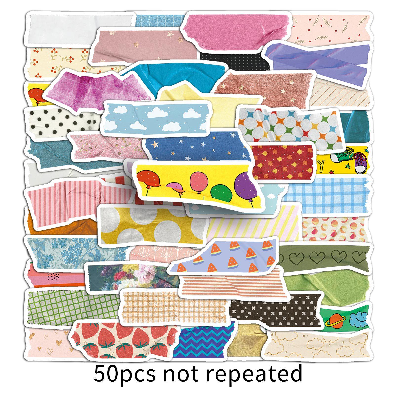 

50 Листов Свежих Литературных Простых Натуральных Декоративных Наклеек для Наушников, Холодильников, Гитар и Рабочих Столов