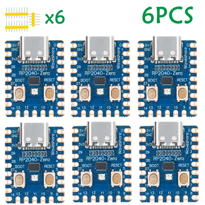RP2040 for Raspberry Pi Microcontroller PICO Development Board RP2040-Zero Module Dual-core Cortex M0+ Processor 2MB Flash