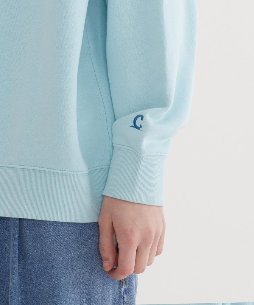 COVERNAT Small Authentic Sweatshirt Sky Blue