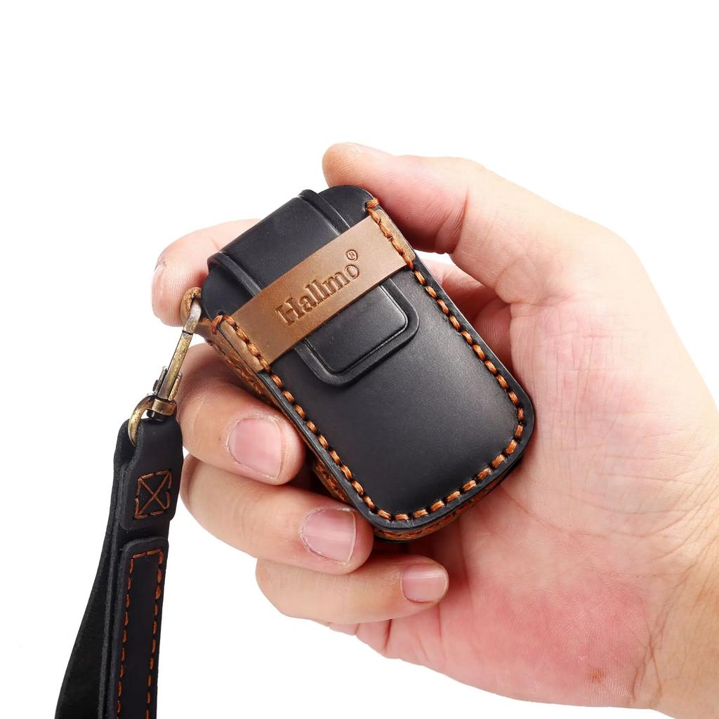 4 Button Genuine Leather Auto Key Fob Remote Cover Case Housing Fit For Kia Cadenza K9 K7 K-04 Sorento K900 New K7 2013 2014 Auto Accessories