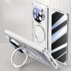 Suitable for Huawei Matex6 Mobile Phone Case Film Integrated Rotating Bracket Magnetically Absorbed Electroplating Transparent Anti-fall Sleeve