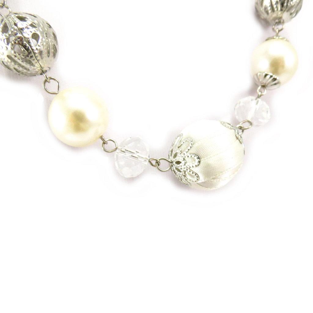 Les Trésors De Lily [K6550] – Halskette „Scarlett“ aus Elfenbein