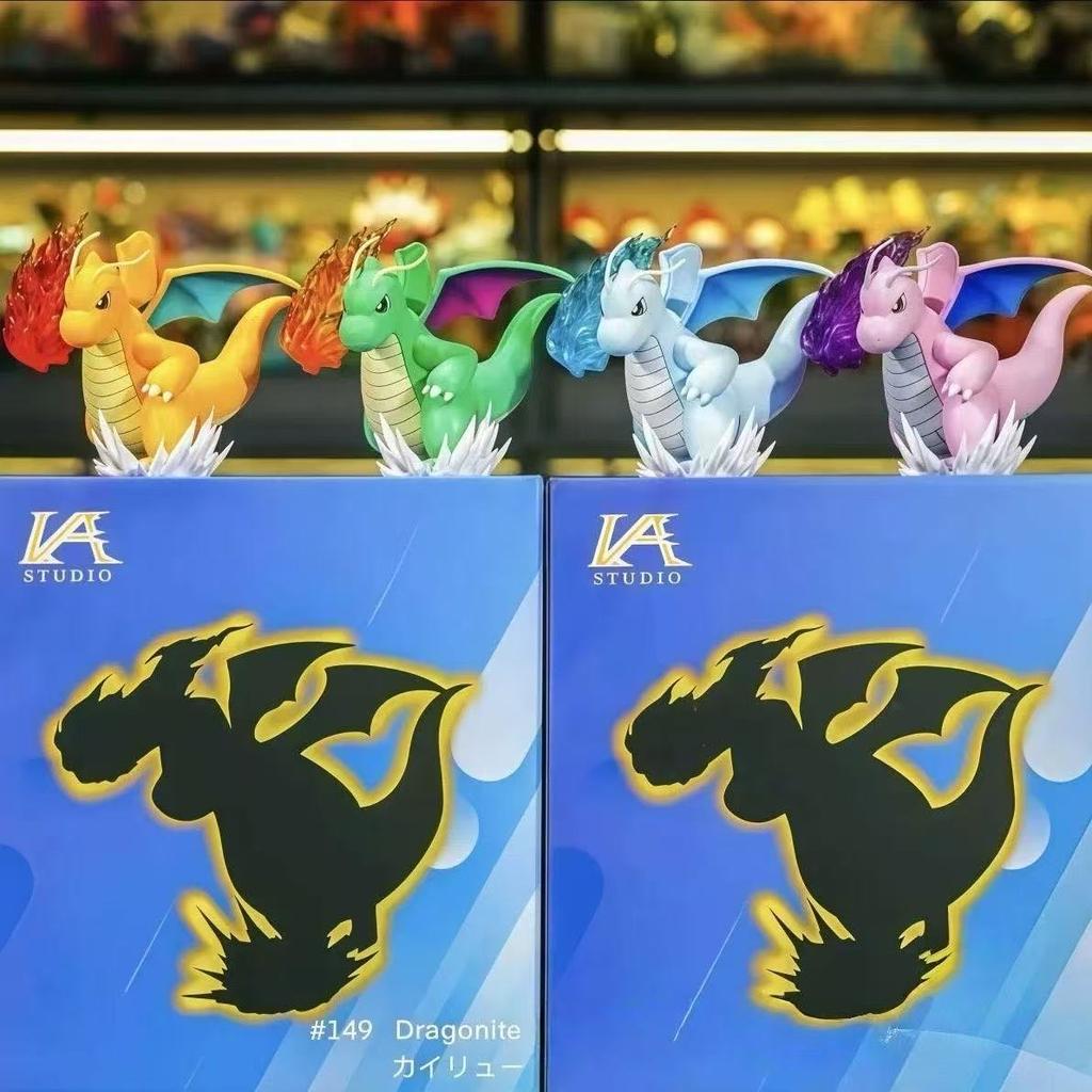 New Pokemon Action Figure Fire Punch Dragonite Gk Anime Figure Toys Model Ornament Collection For Doll Birthday Gift