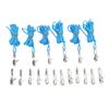 18Pcs Rope Tightening and Tensioning Tool Set 3mm 4mm Rope Tightening and Cinching Tool Set for Camping Boat Outdoor Use