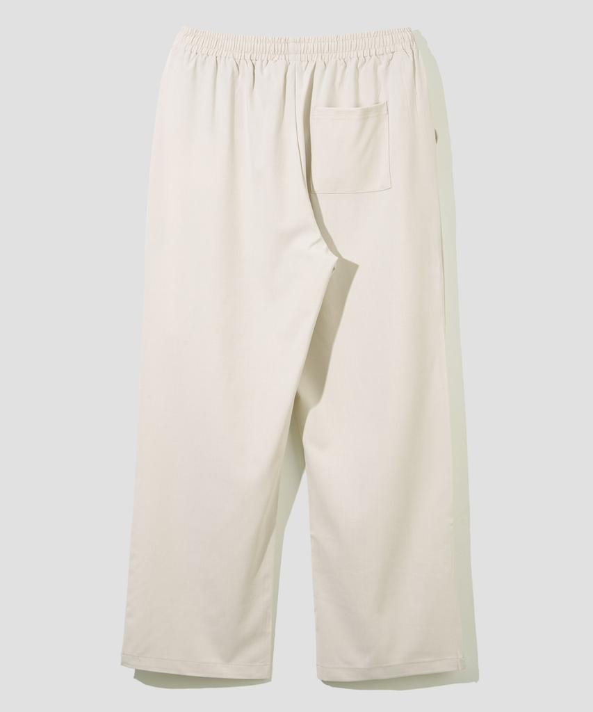 AGOD Wide Banding Slacks [Cream]