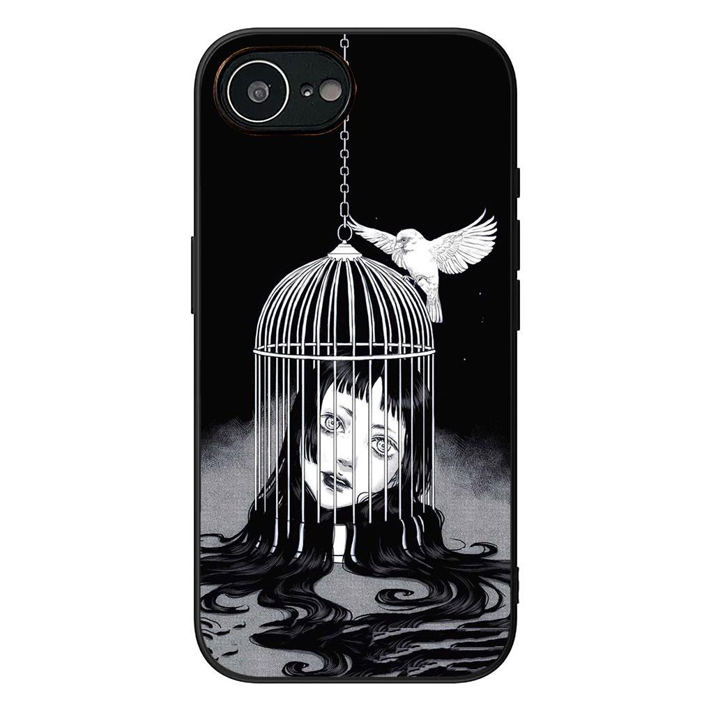 

Phone Cover for Motorola Moto E13 E20 E32 E22 G22 G23 G32 G60 G72 G7 G8 G82 G9 Plus Power Casing Case Junji Tomie Ito Collection Motorola Moto G72