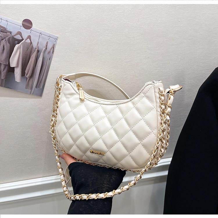 IELGY Messenger Bag Diamond Chain Dumpling Bag