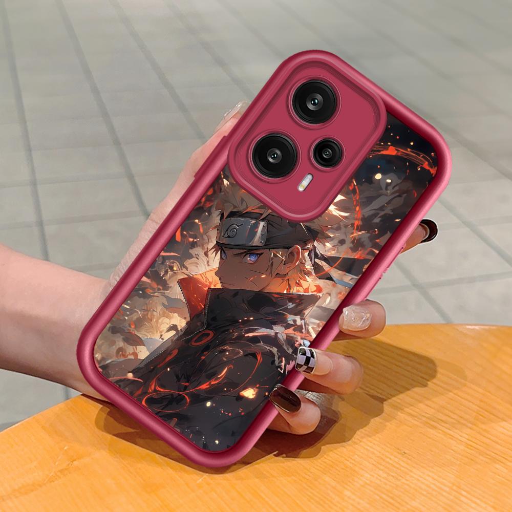 

Мягкий силиконовый квадратный чехол с рисунком лестницы для телефона, полное покрытие, противоударный защитный резиновый чехол для камеры для Xiaomi Redmi Redmi Note 12 4G темно-красного