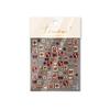 3D New Year Mahjong Embossed Nail Stickers - Wealth & Fortune Nail Art Accessories