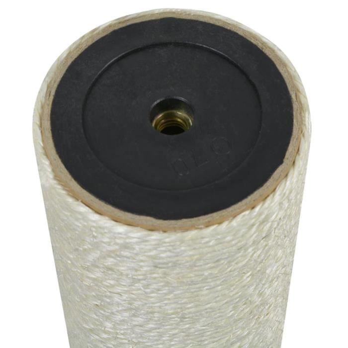 VidaXL Grattoir pour chats 8 x 60 cm 10 mm Beige