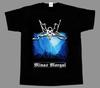 Unisex Kurzarm Rundhals Baumwoll T-Shirt Beschwörung Vintage