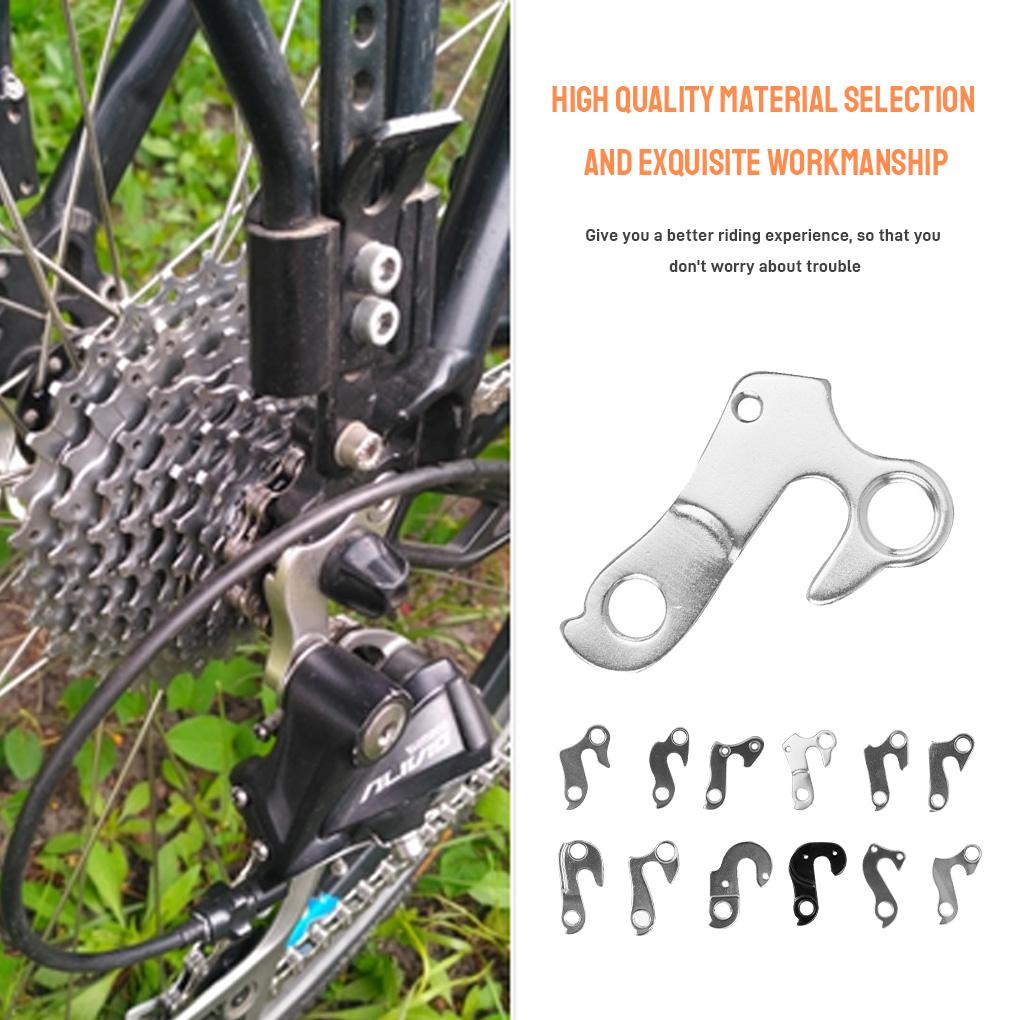 1Pc Aluminum Alloy Bike Rear Hanger Moutain Bike Rear Derailleur Hanger Gear Mech Derailleur Hanger Dropout Convertor Adapter