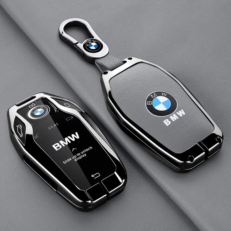 Car Sticker Hot 2025 Leather Car Remote Key Case Fob Cover For BMW 5 7 Series G11 G12 G30 G31 G32 I8 I12 I15 G01 X3 G02 X4 G05 X