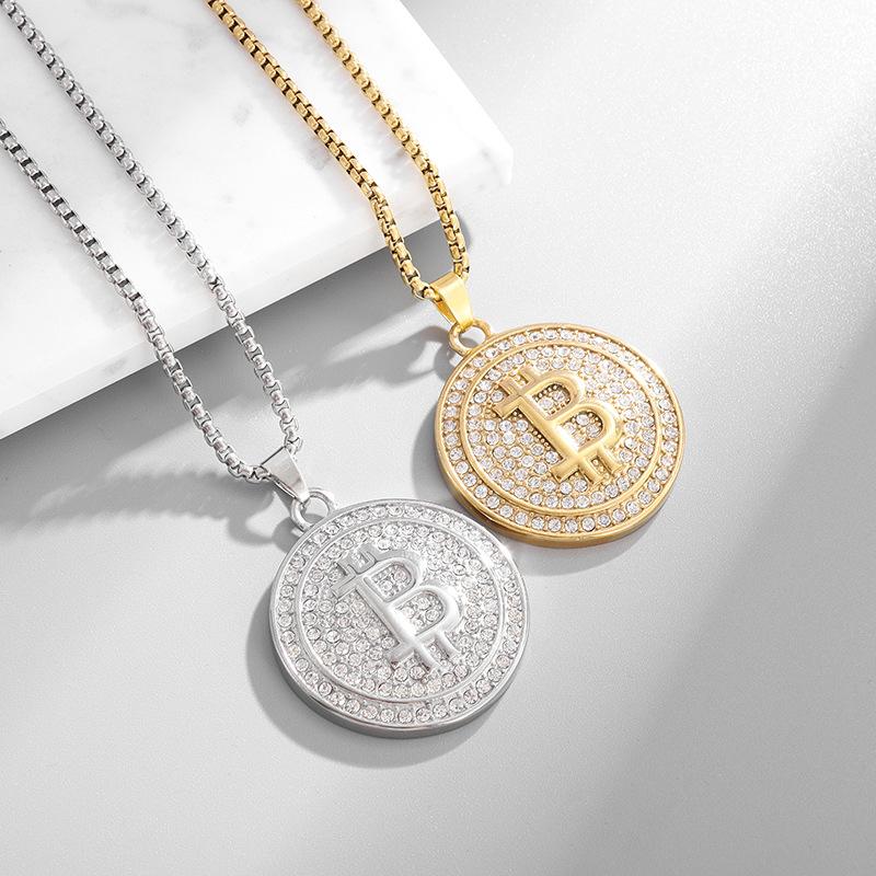 Ancient Roman Coins Fashionable and Versatile Round Pendant Necklace