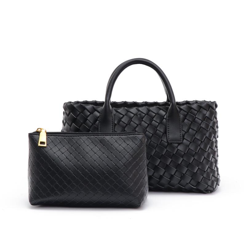 Einfache, modische und spezielle Gemüsekorb-Webtasche, einseitig tragbar, Umhängetasche, großes Fassungsvermögen, lässig und vielseitig, Mutter-Kind-Tragetasche