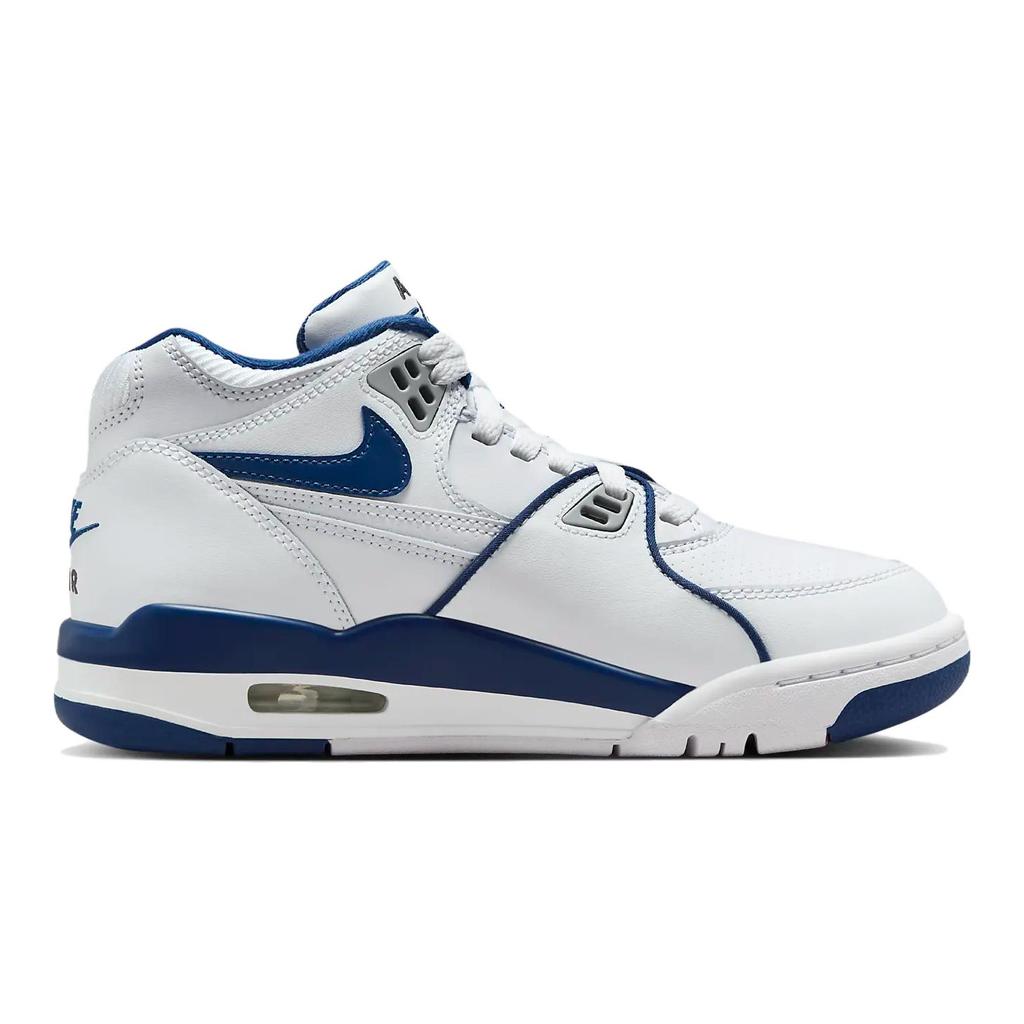 Nike Air Flight 89 GS Dark Royal Blue Kids Sneakers White Wolf-Grey Varsity-Red HF0406-103
