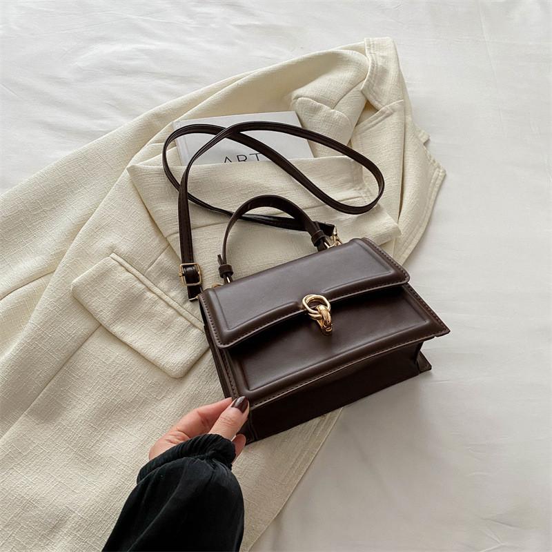 Stylish Vintage Small Crossbody Bag For Women In Trendy Black Pink White Khaki Coffee Colors