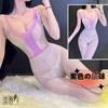 Benqian Open Sexy Underwear Pure Desire One-piece Stockings Couple Flirting Uniform Props Seduction 8633