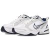 Nike Air Monarch 4 Gray Track Slip Resistant Abrasion Resistant Low top Chunky Sneakers Men's White Gray 415445-102(Team686-)