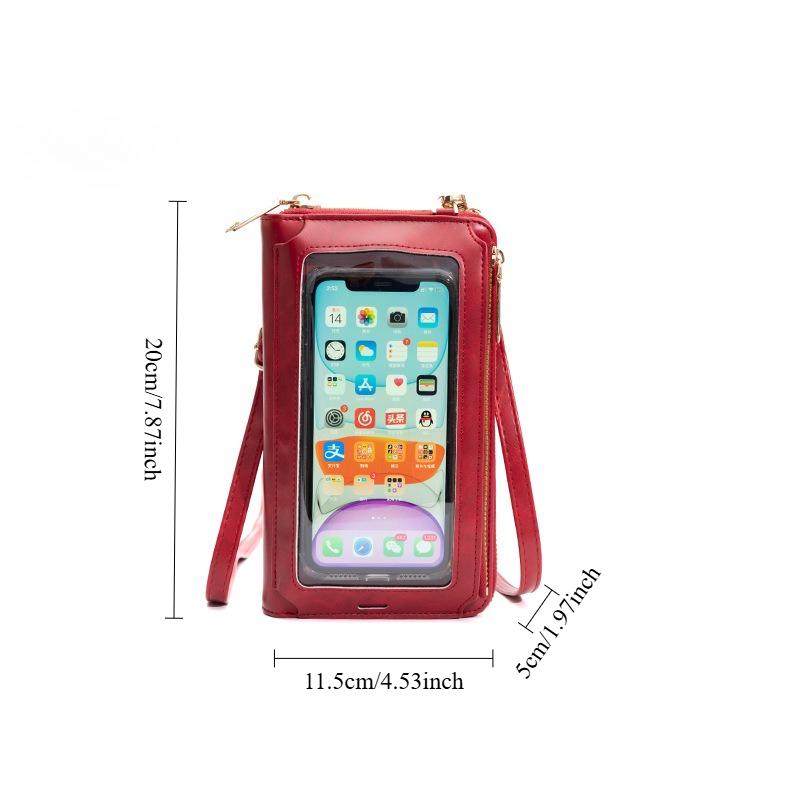 

2025 Mobile Phone Bag Women s Cross Shoulder Mini Bag Touch Screen Mobile Phone Bag Hanging Neck Portable Shoulder Bag Wrist Bag