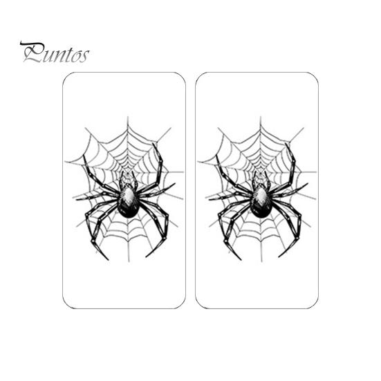 

2/6 шт. наклейки-татуировки паука, реалистичные, жуткие, реквизит для вечеринки на Хэллоуин, временные татуировки, легкое нанесение, аксессуар для Хэллоуина для мгновенного использования A