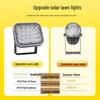 Solar Powered Warm White LED Lawn Spike Lights - 4 Pack