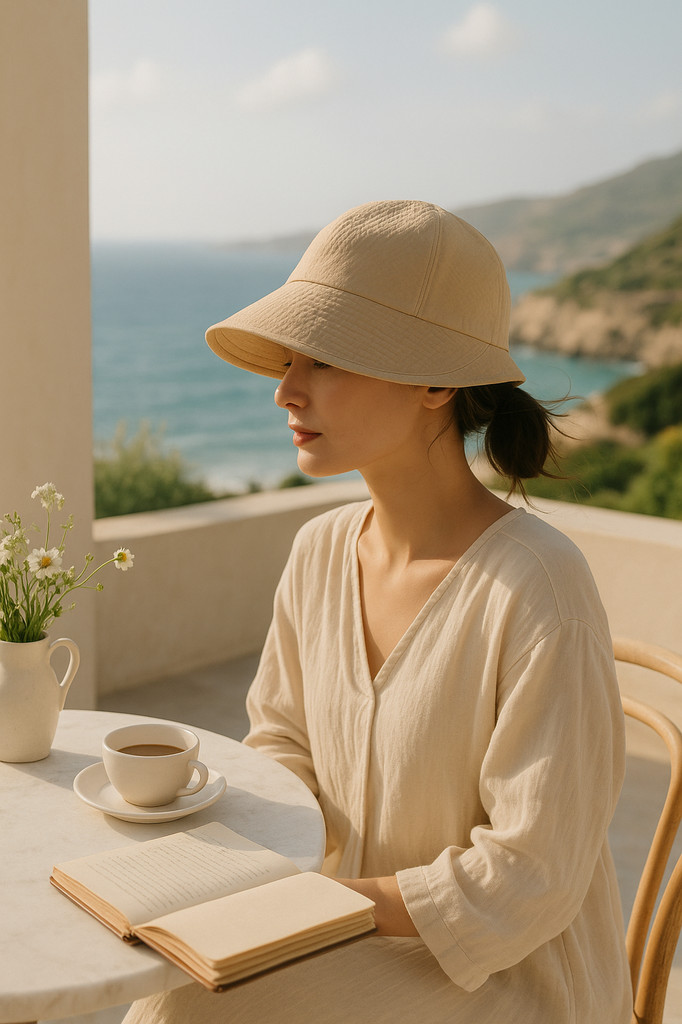 Summer Sun Hat Foldable Wide Brim Women Bucket Hat Adjustable Outdoor Beach Panama Caps Ponytail Fisherman Cap