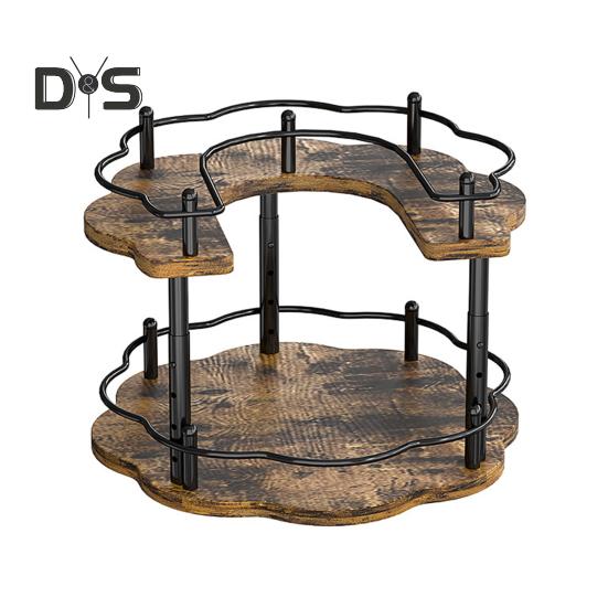 Органайзер Lazy Susan для специй регулируемая высота простая установка вращающийся поворотный столик настольная стойка для хранения приправ C 3198₽