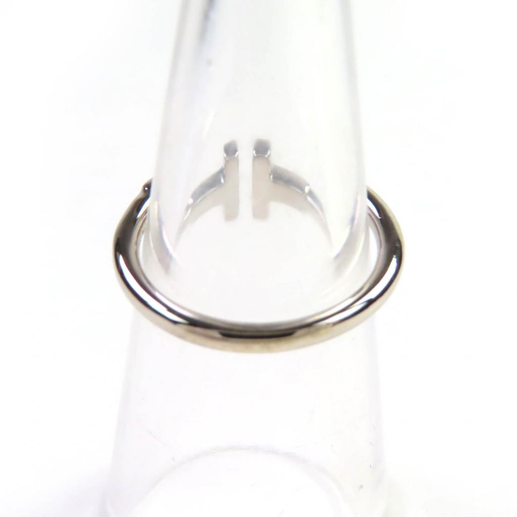 Excellent TIFFANY&Co. Ring T wire ring Accessories White gold K18WG Women Used