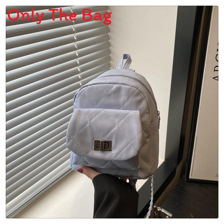 Pu Fashion Chain Strap Mini Backpack For Daily Casual Use